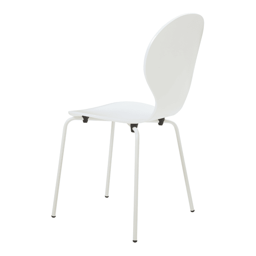 Conjunto de 4 cadeiras de jantar Etne - Branco en.casa