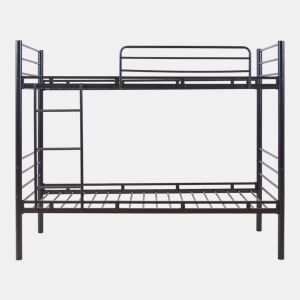 Beliche metálico Bevapis para 2 pessoas 90x200 cm aço Preto en.casa