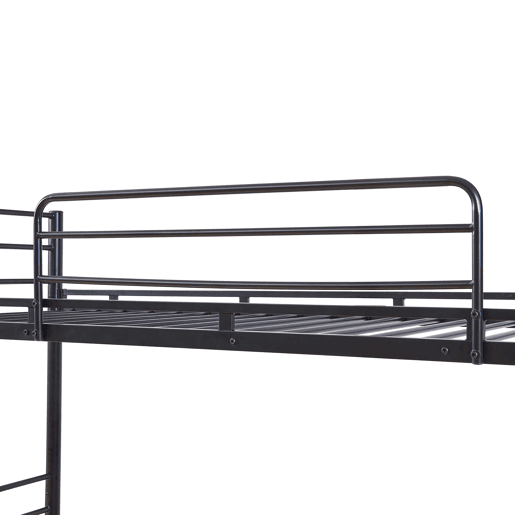 Beliche metálico Bevapis para 2 pessoas 90x200 cm aço Preto en.casa
