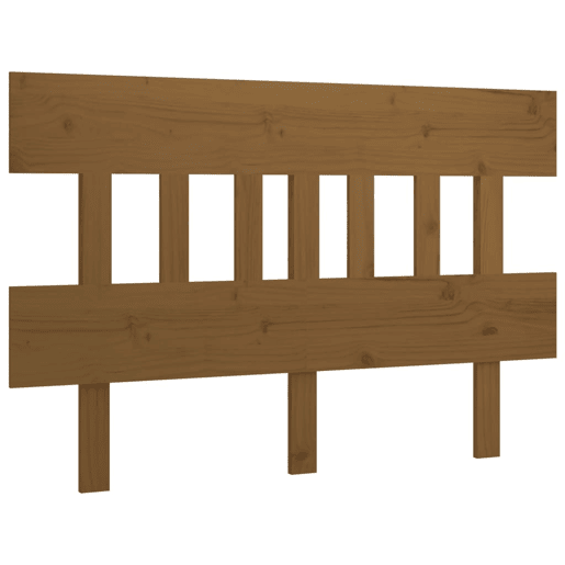 Cabeceira - Cabeceira de cama 183,5x3x81 cm pinho maciço castanho mel