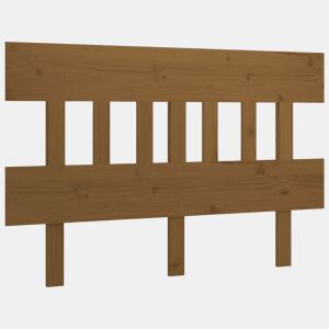 Cabeceira - Cabeceira de cama 183,5x3x81 cm pinho maciço castanho mel
