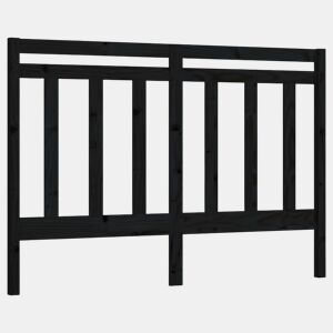 Cabeceira - Cabeceira de cama 166x4x100 cm pinho maciço preto