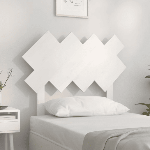 Cabeceira - Cabeceira de cama 92x3x81 cm pinho maciço branco