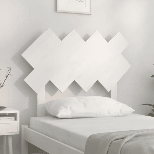 Cabeceira - Cabeceira de cama 92x3x81 cm pinho maciço branco