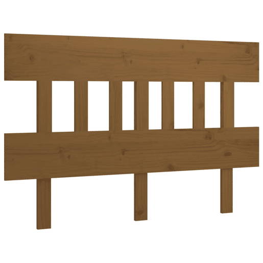 Cabeceira - Cabeceira de cama 138,5x3x81 cm pinho maciço castanho mel