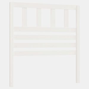 Cabeceira - Cabeceira de cama 81x4x100 cm pinho maciço branco