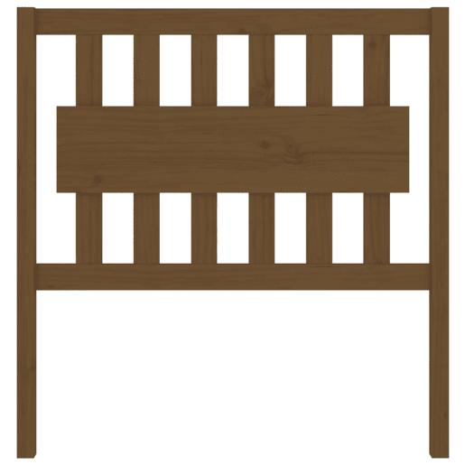 Cabeceira - Cabeceira de cama 95,5x4x100 cm pinho maciço castanho mel