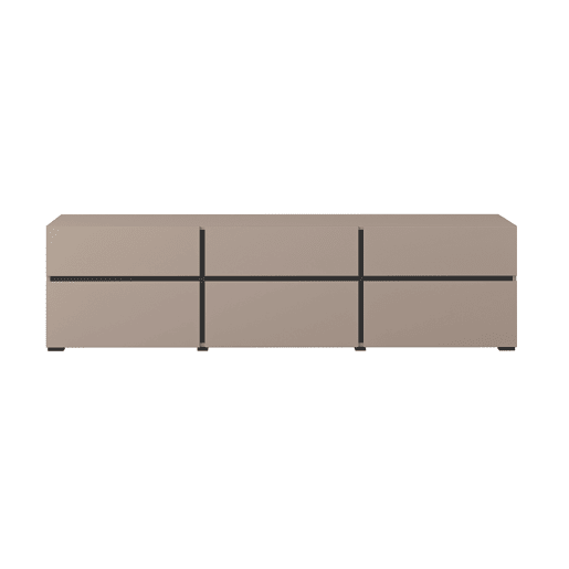 Suporte para TV 3 portas 180 cm Lilia Bege