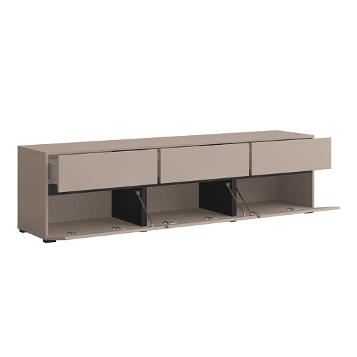 Suporte para TV 3 portas 180 cm Lilia Bege