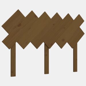 Cabeceira - Cabeceira de cama 122,5x3x80,5 cm pinho maciço castanho mel