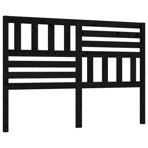 Cabeceira - Cabeceira de cama 166x4x100 cm pinho maciço preto