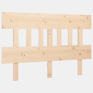Cabeceira - Cabeceira de cama 123,5x3x81 cm pinho maciço