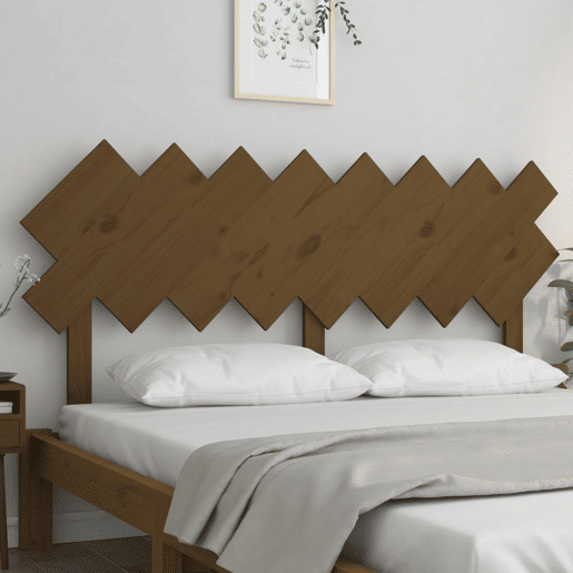 Cabeceira - Cabeceira de cama 159,5x3x80,5 cm pinho maciço castanho mel