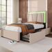 Camas individuales 207x99 Camas individuales 207x99 Beige