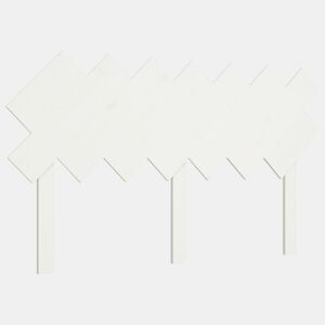Cabeceira - Cabeceira de cama 141x3x80,5 cm pinho maciço branco