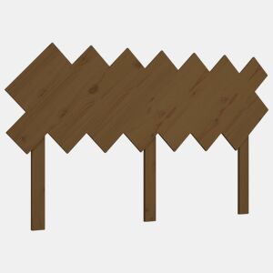Cabeceira - Cabeceira de cama 151,5x3x81 cm pinho maciço castanho mel