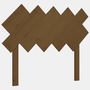 Cabeceira - Cabeceira de cama 104x3x80,5 cm pinho maciço castanho mel