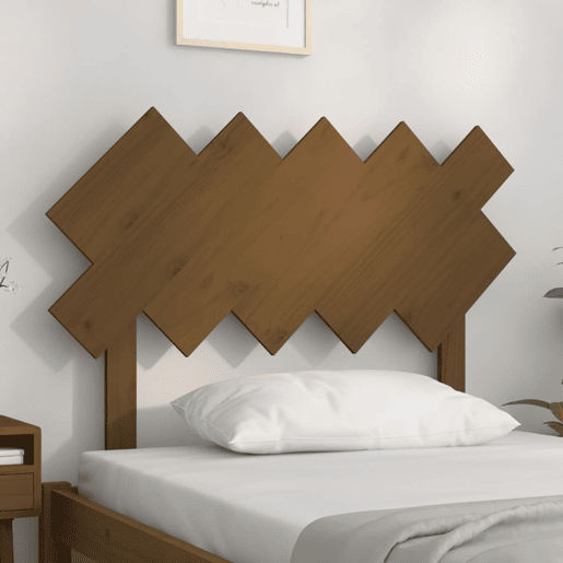 Cabeceira - Cabeceira de cama 104x3x80,5 cm pinho maciço castanho mel