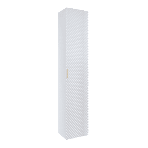 Coluna 1 porta com pés Cléa Branco Coluna 1 porta com pés Cléa Branco
