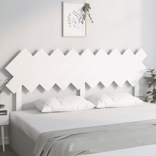 Cabeceira - Cabeceira de cama 178x3x80,5 cm pinho maciço branco