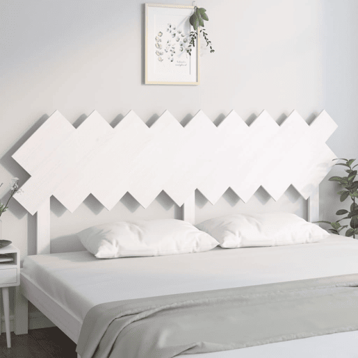 Cabeceira - Cabeceira de cama 178x3x80,5 cm pinho maciço branco