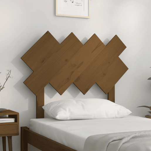 Cabeceira - Cabeceira de cama 92x3x81 cm pinho maciço castanho mel