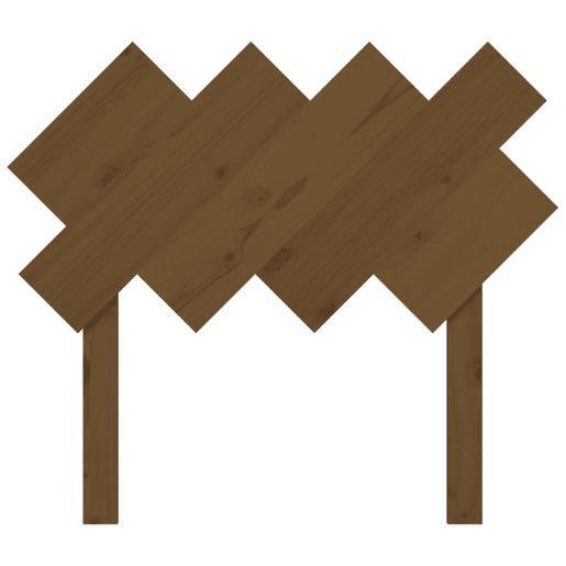 Cabeceira - Cabeceira de cama 92x3x81 cm pinho maciço castanho mel