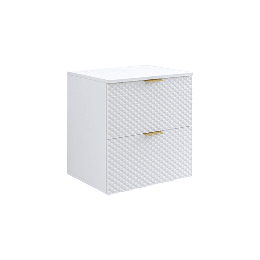 Móvel toucador 60cm com pés Cléa Branco