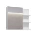 Armario de pared 1 puerta espejo Sophéa 78 Armario de pared 1 puerta espejo Sophéa 78 Blanco