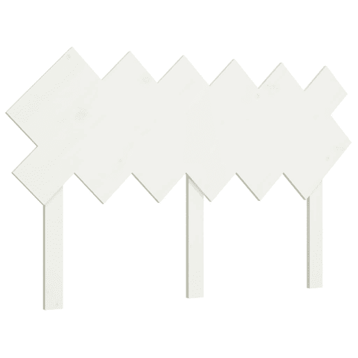 Cabeceira - Cabeceira de cama 132x3x81 cm pinho maciço branco
