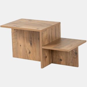 Mesa de Centro Harmony Castanho 80 x 40 x 40 cm