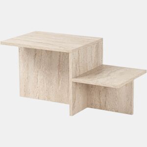 Mesa de Centro Harmony Bege 80 x 40 x 40 cm