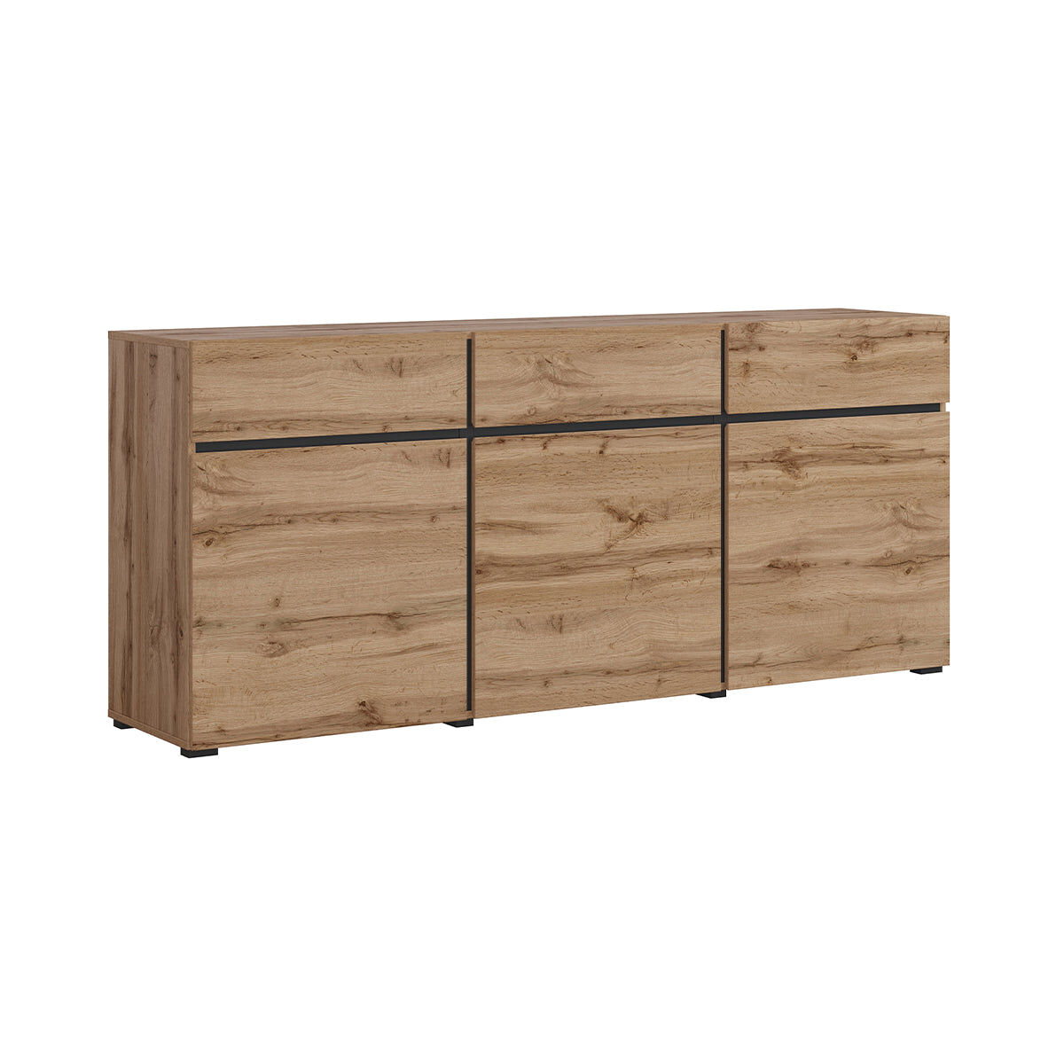 Bufé 3 puertas 3 cajones lilia madera