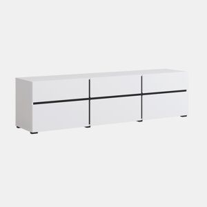 Suporte para TV 3 portas 180 cm Lilia Branco