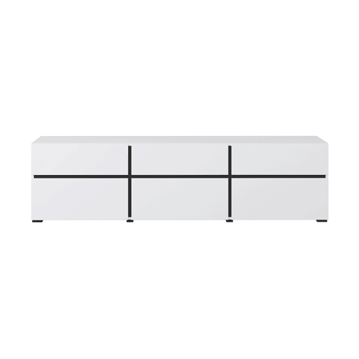 Suporte para TV 3 portas 180 cm Lilia Branco