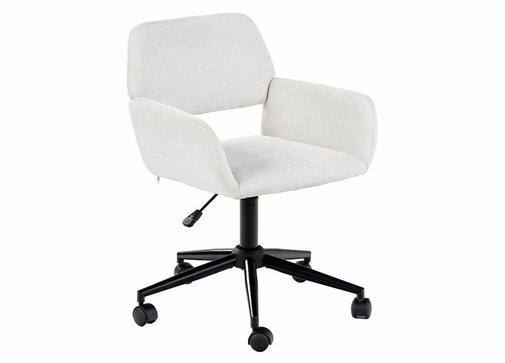 Silla de comedor de tela escandinava