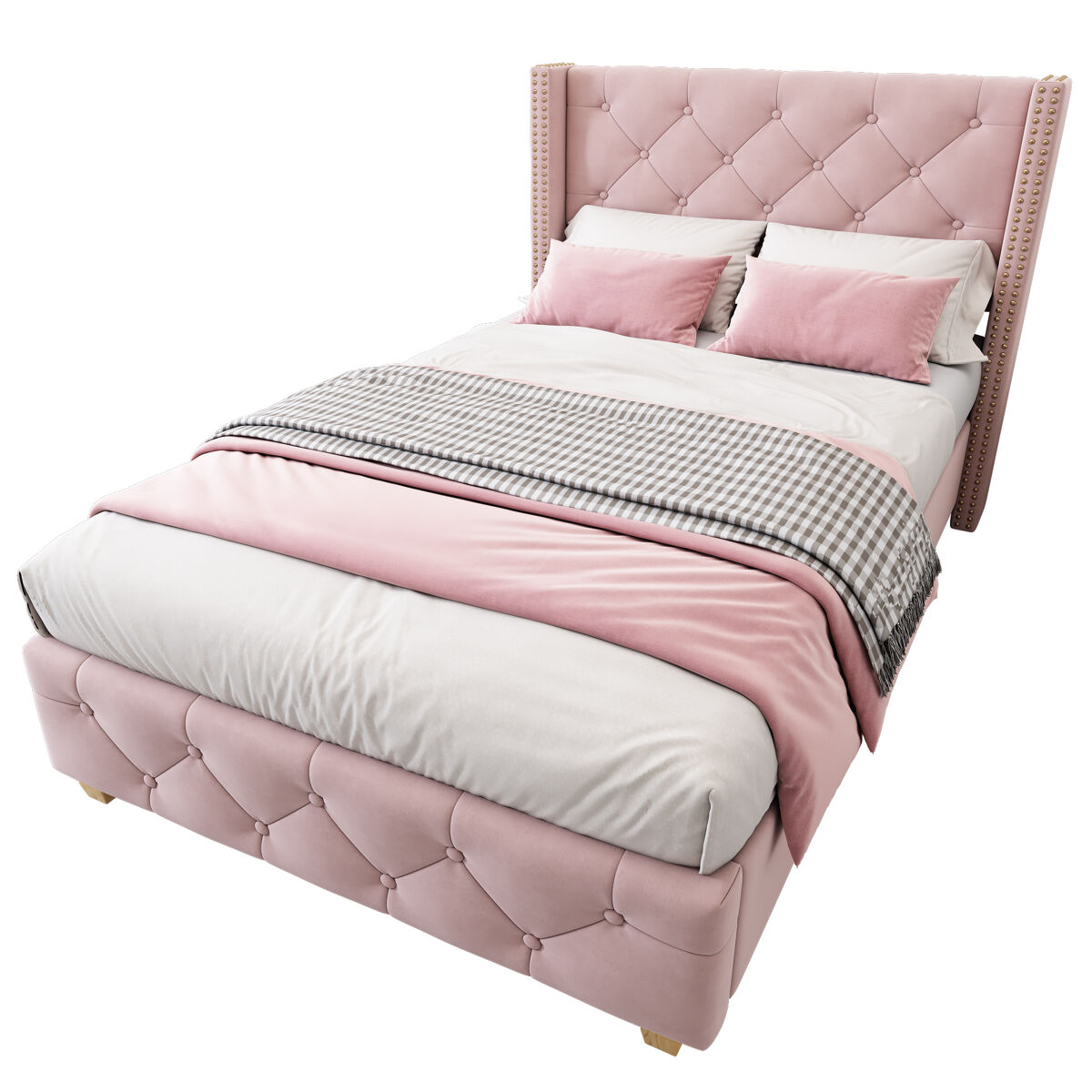 Camas individuales 100x205 Rosa