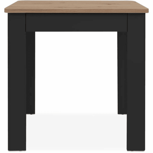 Mesa de Jantar Oslo Preto 80 x 77 x 80 cm Eik