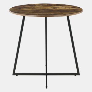 Mesa de sala de jantar 78 x 80 cm efeito madeira escura 03_0008708