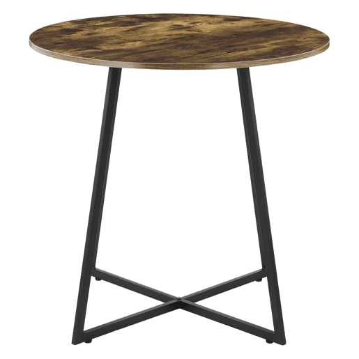 Mesa de sala de jantar 78 x 80 cm efeito madeira escura 03_0008708