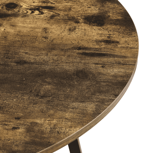 Mesa de sala de jantar 78 x 80 cm efeito madeira escura 03_0008708