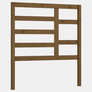 Cabeceira - Cabeceira de cama 106x4x104 cm pinho maciço castanho mel