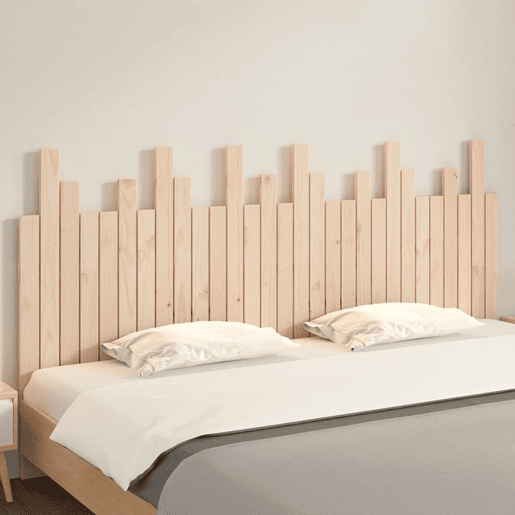 Cabeceira - Cabeceira de cama de parede 185x3x80 cm madeira de pinho maciça