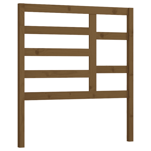 Cabeceira - Cabeceira de cama 81x4x104 cm pinho maciço castanho mel