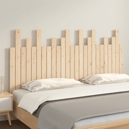 Cabeceira - Cabeceira de cama de parede 159,5x3x80 cm madeira de pinho maciça