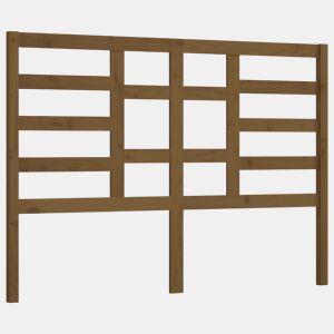 Cabeceira - Cabeceira de cama 156x4x104 cm pinho maciço castanho mel