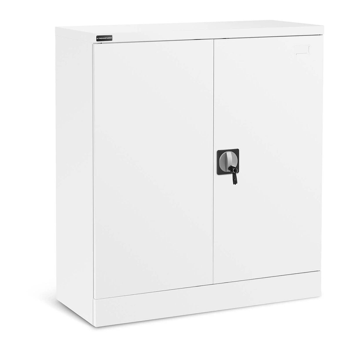 Armario de oficina con cerradura 40 x 915 x 102 cm acero blanco 14_0006029