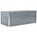 Jardinera cm acero galvanizado Jardinera cm acero galvanizado Gris