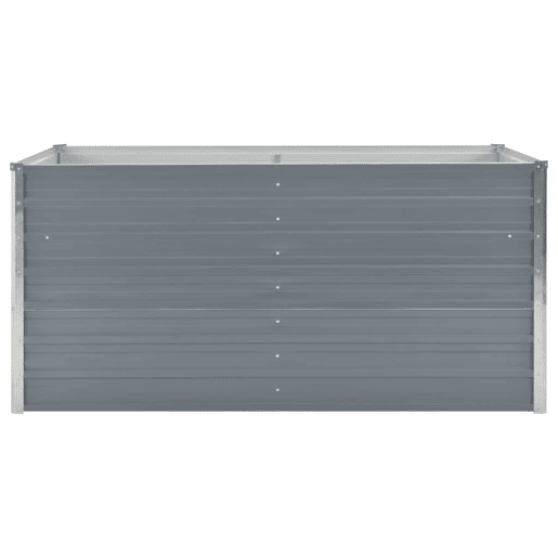 Floreira 160 x 80 x 45 cm aço galvanizado cinza 02_0000793
