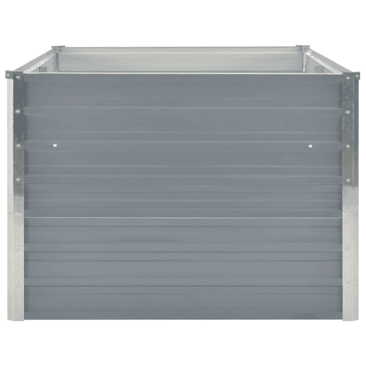 Floreira 160 x 80 x 45 cm aço galvanizado cinza 02_0000793